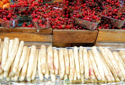 White asparagus in season